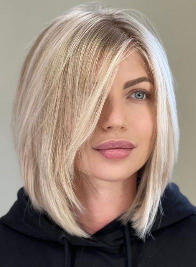 Lovely Long Bob Hairstyle