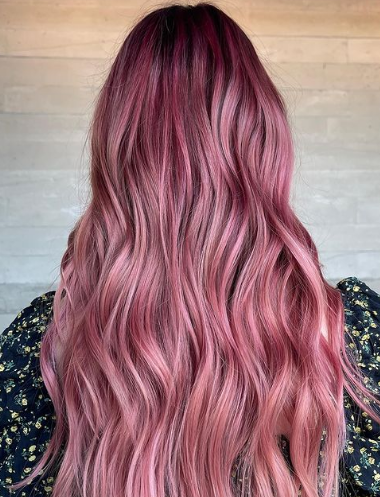 Lovely Pastel Pink Hair