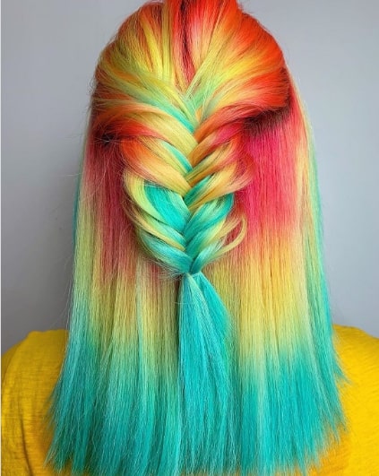 Mermaid Crazy Hair Color Ideas For Women