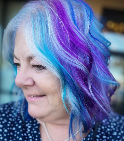 Mermaid Hair With Blue And Purple Hair Ideas