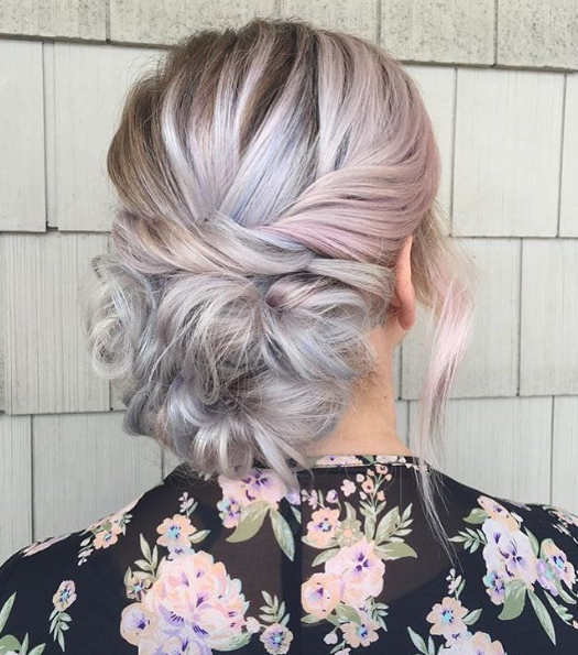 Messy Low Bun Prom Hairstyles