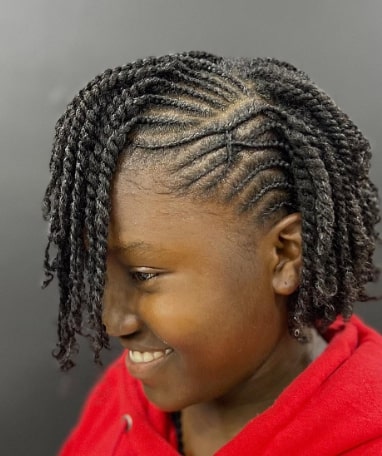 Micro In Out Twist Flat Twists Hairstyles