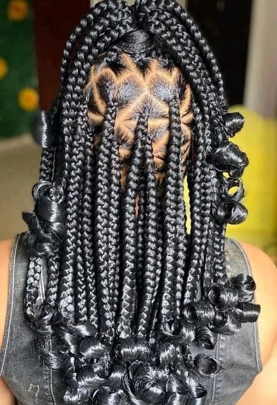 Mohawk Braided Hairstyle For Black Girls