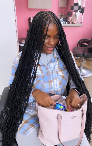 Natural Soft And Distressed Faux Locs