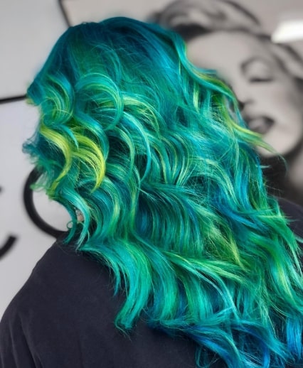 Ombre Crazy Hair Color Ideas For Women