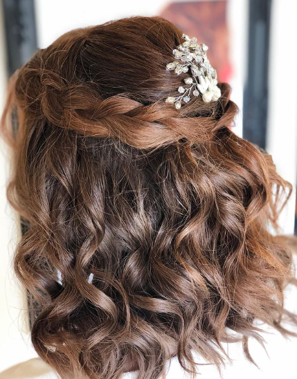 Petite Homecoming Hairstyle For Short Hair