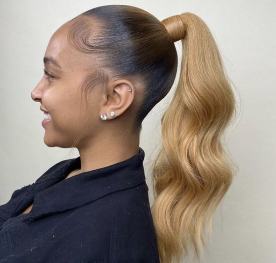 Polished Ponytail Hairstyles For Black Women.