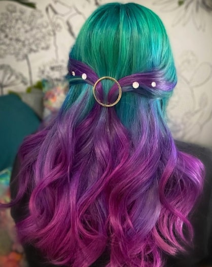 Purple Crazy Hair Color Ideas For Women