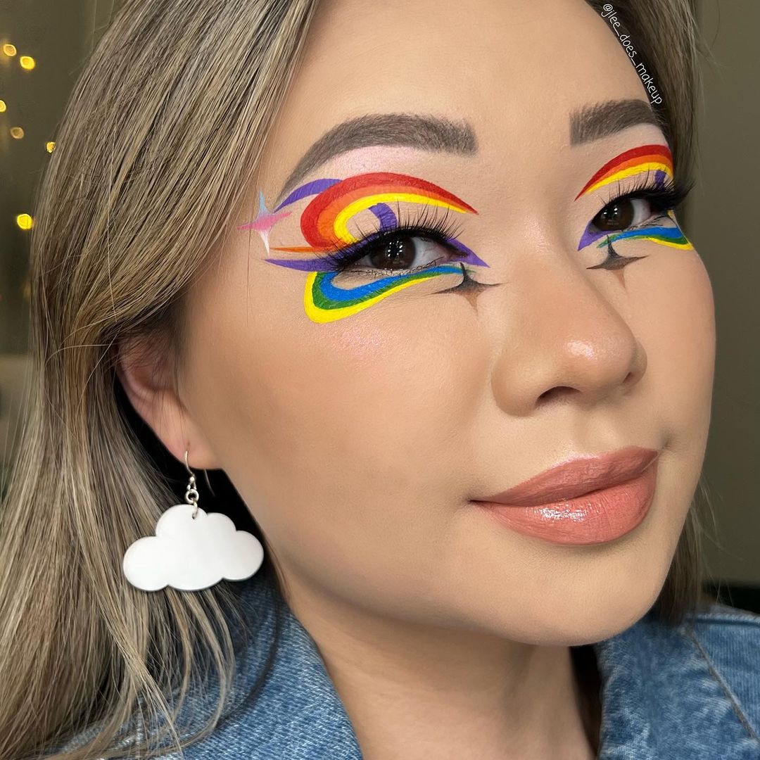 Rainbow Makeup Looks