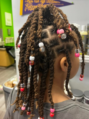 Re-Twisted Locs Two Strand Natural Hairstyle