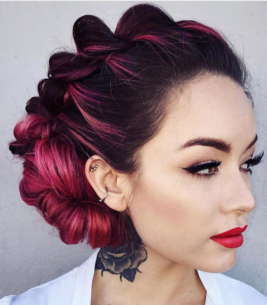 Rope Braids Updo Prom Hairstyles