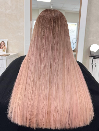 Rose gold Pastel Pink Hair