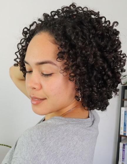 Rounded Curly Bob  