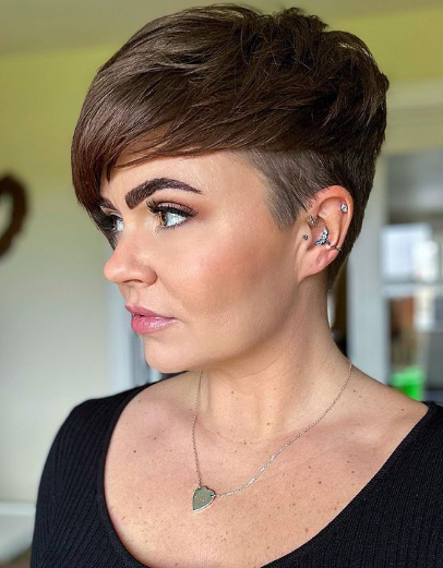 Scanty Pixie Cut Hairstyle