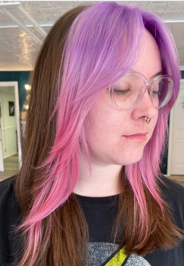 Shining Pastel Pink Hair