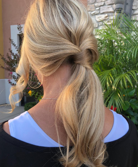 Simple Easy Ponytail Hairstyle