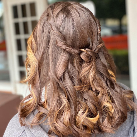 Simple Homecoming Hairstyle