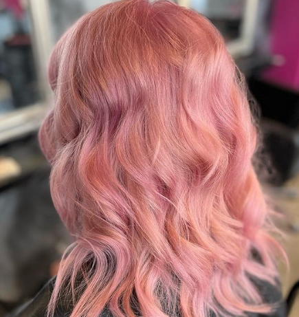 Soft Pastel Pink Hair