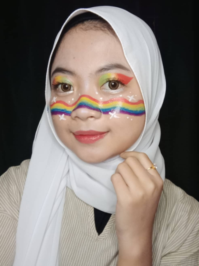 Sparkle Rainbow Makeup Looks
