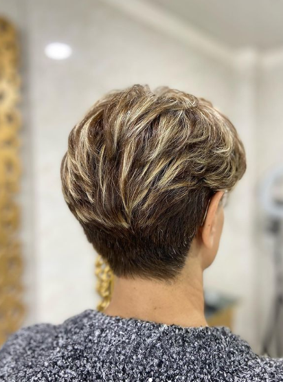 Spiky Pixie Cut Hairstyle For Thick Hair