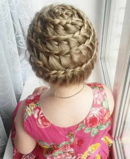 Spiral Braid Hairstyle Ideas For Little Girls