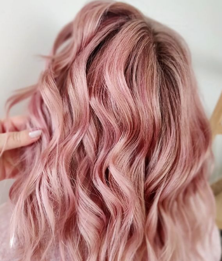 Spring Pastel Pink Hair