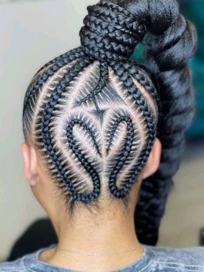 State Braided Hairstyle For Black Girls