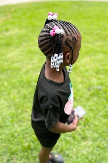 Tallahassee Braids And Beads Hairstyle For Kids