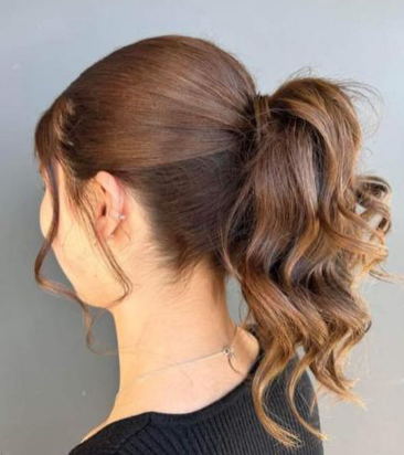 Textured Ponytail Professional Female Hairstyles For Interviews