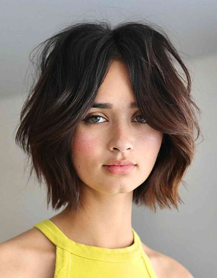 Tousled Short Wavy Hairstyles