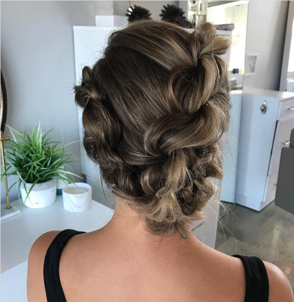 Twisted Prom Hairstyles Short Hair