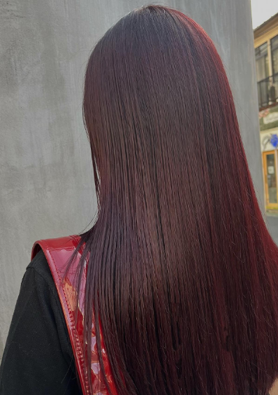  Ultrasoft Brown Hair With Red Highlights
