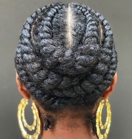 Updo Flat Twists Hairstyles