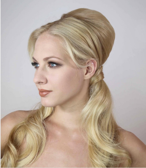 Vintage Style Easy Ponytail Hairstyle