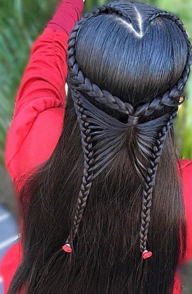 Water Fall Hairstyle Ideas For Little Girls