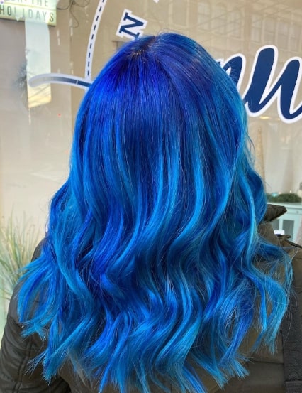 Wintery Blue Hair Ideas