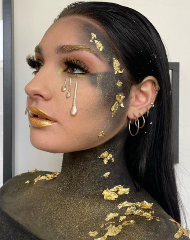 gold makeup looks