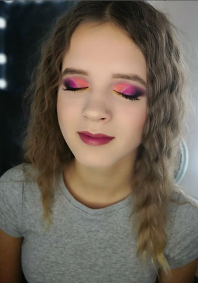 neon makeup looks