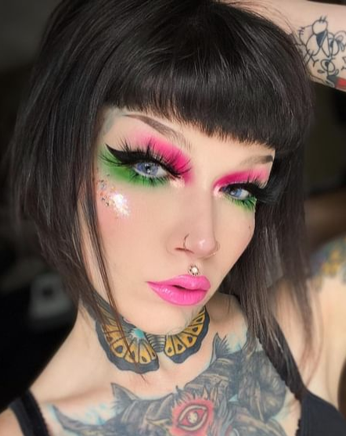 E-Girl Colorful Makeup Looks