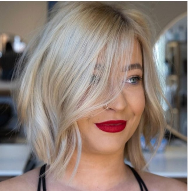 Bangs for Fine Short Hairstyles For Fat Faces And Double Chin