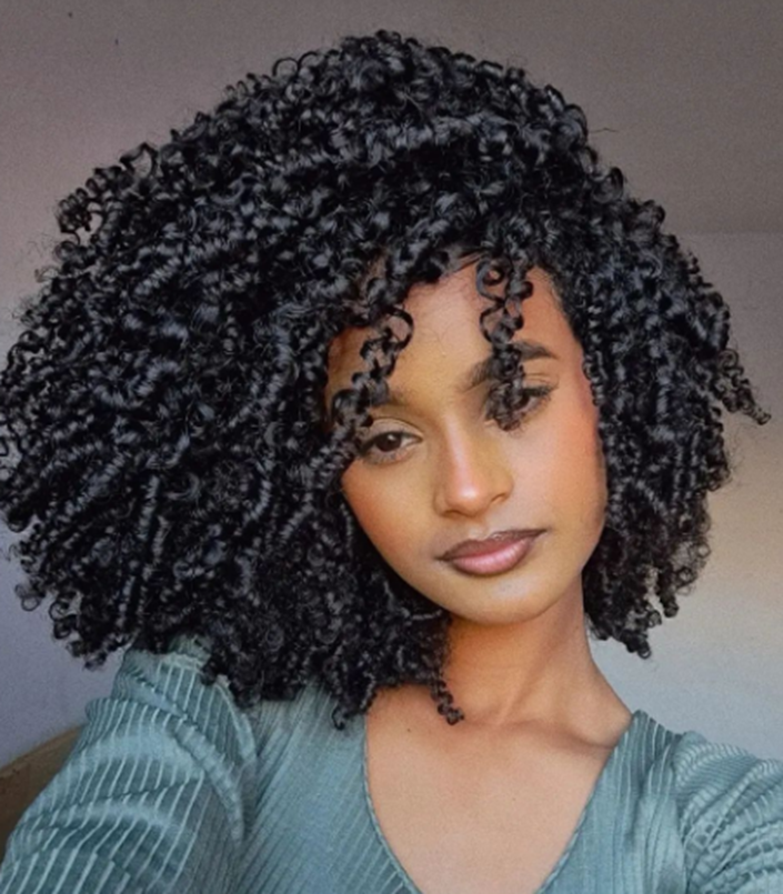 Big Curly Edgy Loc Hairstyles