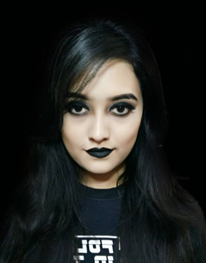 Black Rose Goth Makeup