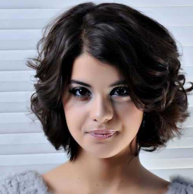Blonde Short Hairstyle For Thick Wavy Hair