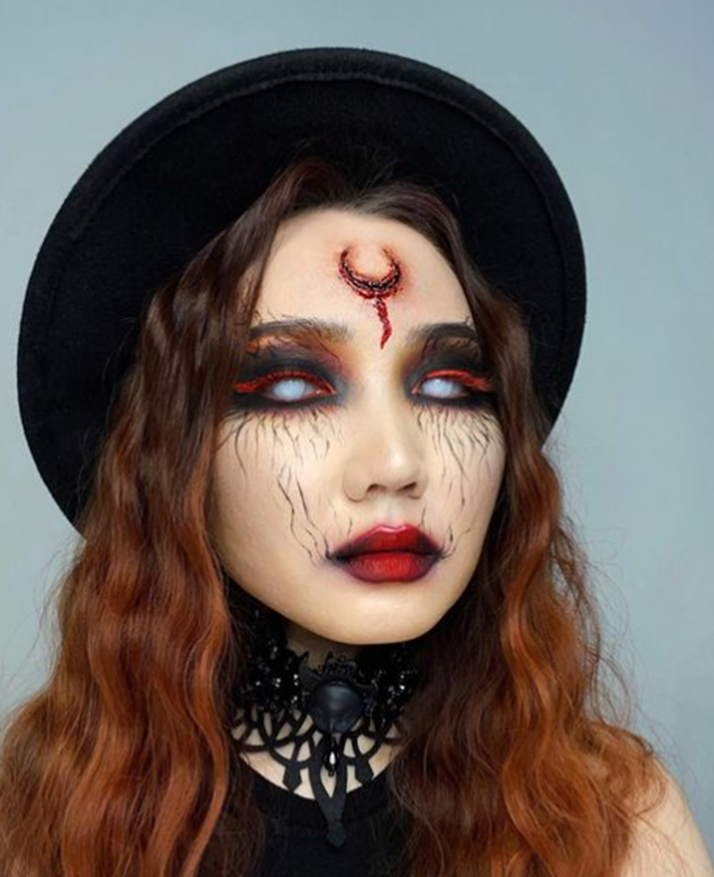 Blood Moon Witch Makeup Ideas