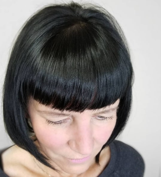 Blunt Bob Hairstyles For Women Over 50 With Bangs