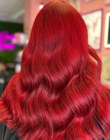 Blush Red Hair Color Ideas