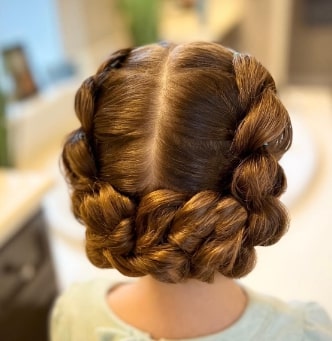 Braid Mets For First Communion Hairstyles