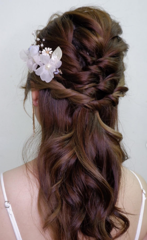 Bridal Twisted Long Hairstyle For Women