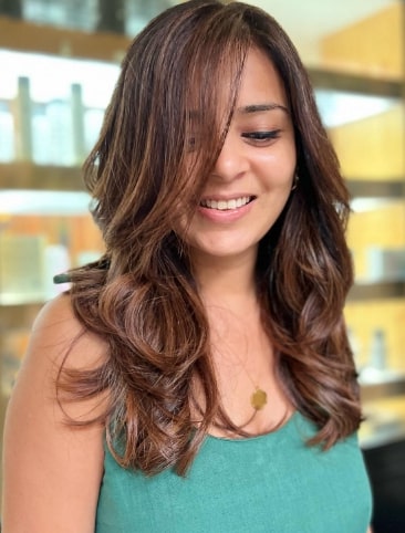 Brown Color Hairstyles With Caramel Highlights