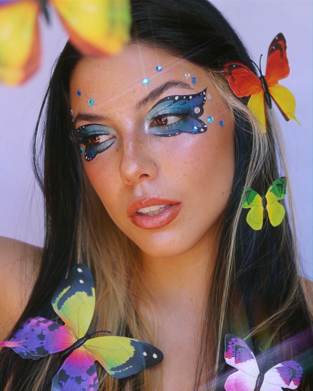 Butterfly Shade Blue Makeup Looks